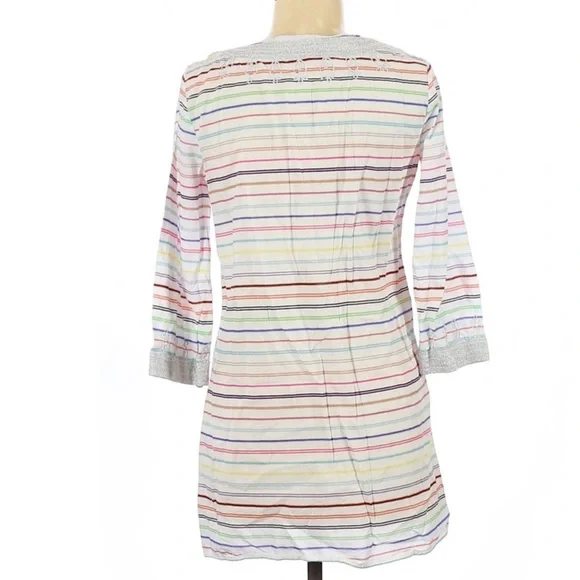 Calypso St. Barth White Rainbow Tunic Small - Picture 3 of 5